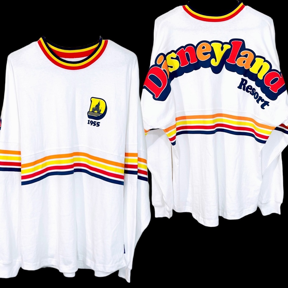 AUTHENTIC DISNEYLAND RESORT Spirit Jersey Retro 1955 Embossed Unisex Adult Large